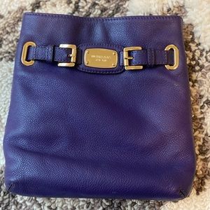 Michael Kors purple crossbody purse